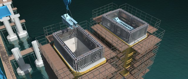 Build the bridge 3D Model .c4d .max .obj .3ds .fbx .stl .blend 