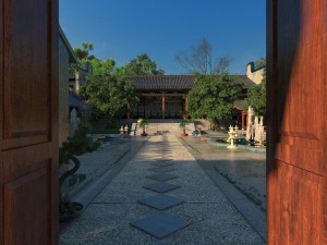 Ancient school 3D Model