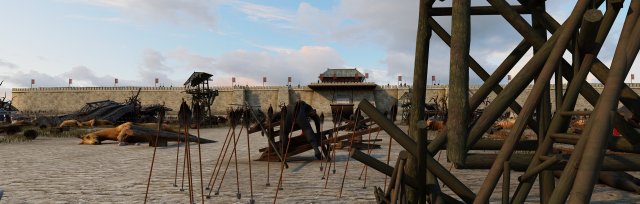 Ancient battlefield 3D Model .c4d .max .obj .3ds .fbx .stl .blend 