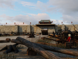 Ancient battlefield 3D Model