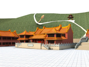 Ancient temple Modèle 3D