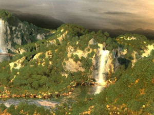 Waterfall 3D 模型