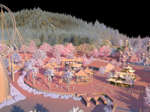 Amusement park 3D Модель