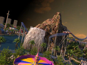 Parc d'attractions Modèle 3D