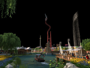 Amusement park 3D Модель