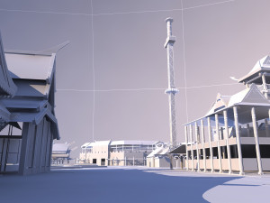 Amusement park 3D Model