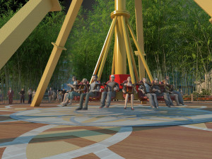 Amusement park 3D Model