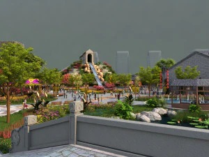 Amusement park 3D Model
