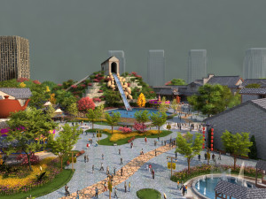 Amusement park 3D Model