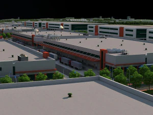 Warehousing 3D Model