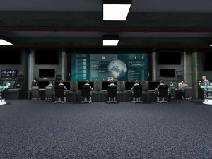 Електронний командний центр 3D Модель