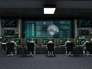 Electronic Command Center 3D Model