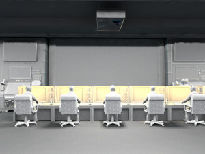 Electronic Command Center 3D Model