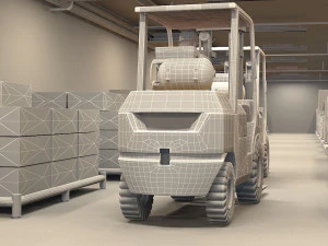 Warehouse 3D Model