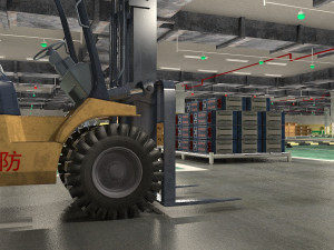 Warehouse 3D Model