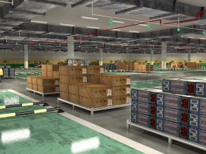 Warehouse 3D Model