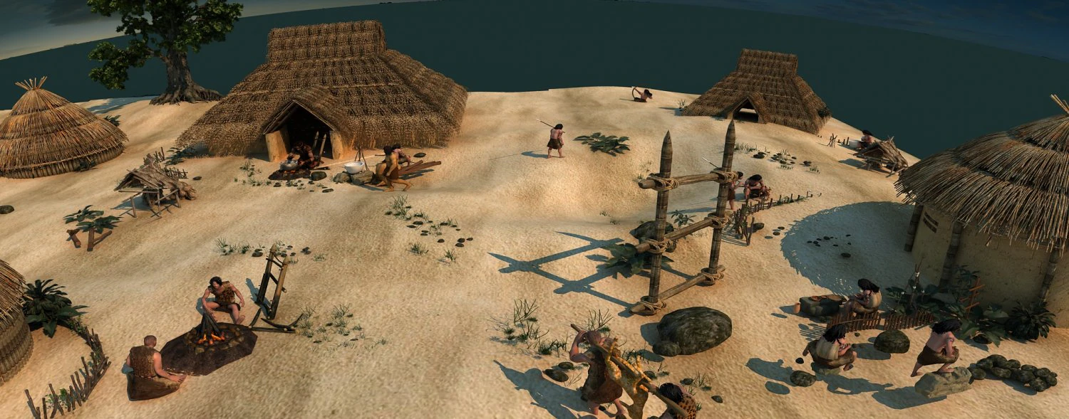 Primitive tribe 3D Model .c4d .max .obj .3ds .fbx .stl .blend 