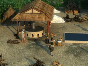 Salt drying field 3D Model