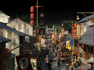 Ancient town 3D Model