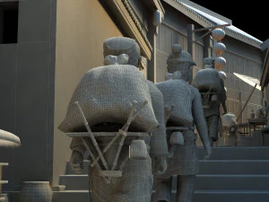 Salt worker 3D Model
