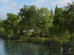 Zonas H&uacute;midas Modelo 3D