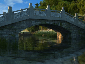 Stone bridge Modelo 3D