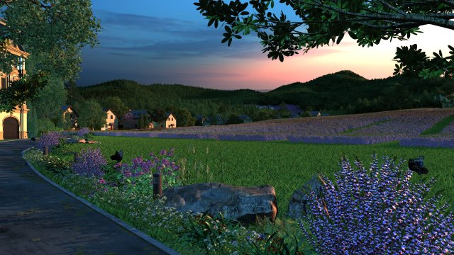 Lavender 3D मॉडल .c4d .max .obj .3ds .fbx .stl .blend 