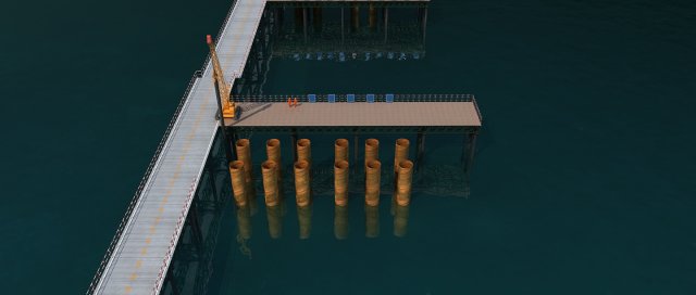 Build the bridge 3D मॉडल .c4d .max .obj .3ds .fbx .stl .blend 