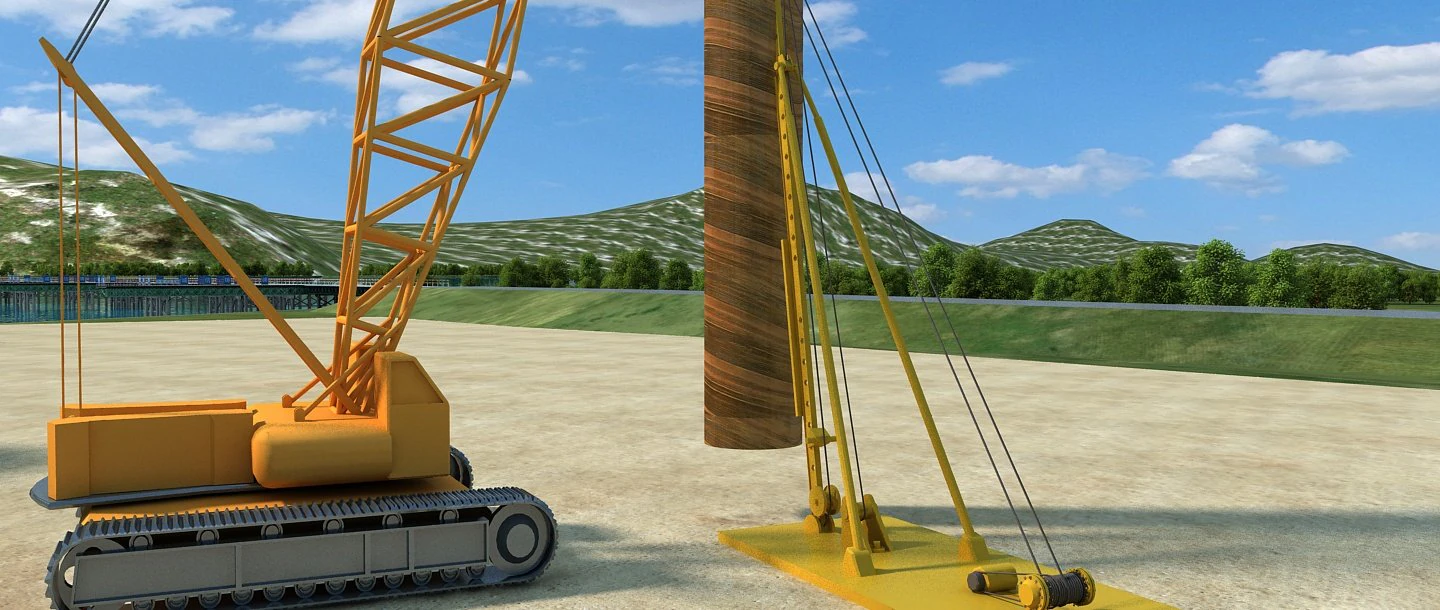 Build the bridge 3D Model .c4d .max .obj .3ds .fbx .stl .blend