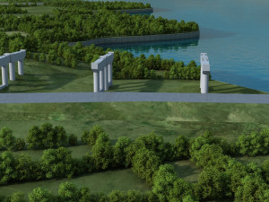 Build the bridge Modelo 3D