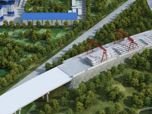 Build the bridge Modelo 3D