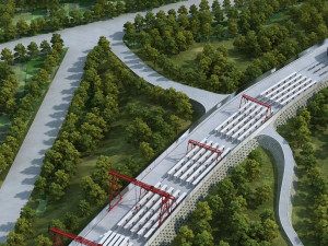 Build the bridge 3D 模型