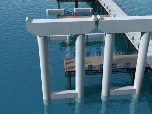 Build the bridge 3D Model
