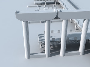 Build the bridge Modelo 3D