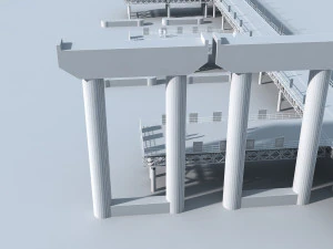 Build the bridge 3D Model