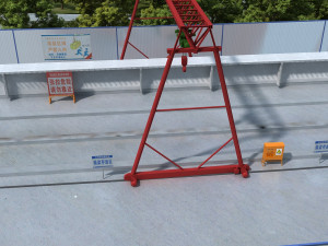Build the bridge Modelo 3D