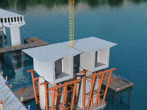 Build the bridge Modelo 3D