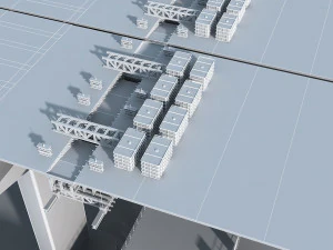 Build the bridge 3D Model