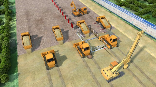 Building a railway 3Dモデル .c4d .max .obj .3ds .fbx .stl .blend 
