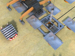 Construindo uma ferrovia Modelo 3D