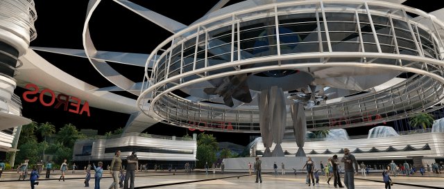 Aviation Pavilion Modelo 3D .c4d .max .obj .3ds .fbx .stl .blend 