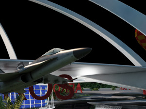 Aviation Pavilion 3D मॉडल
