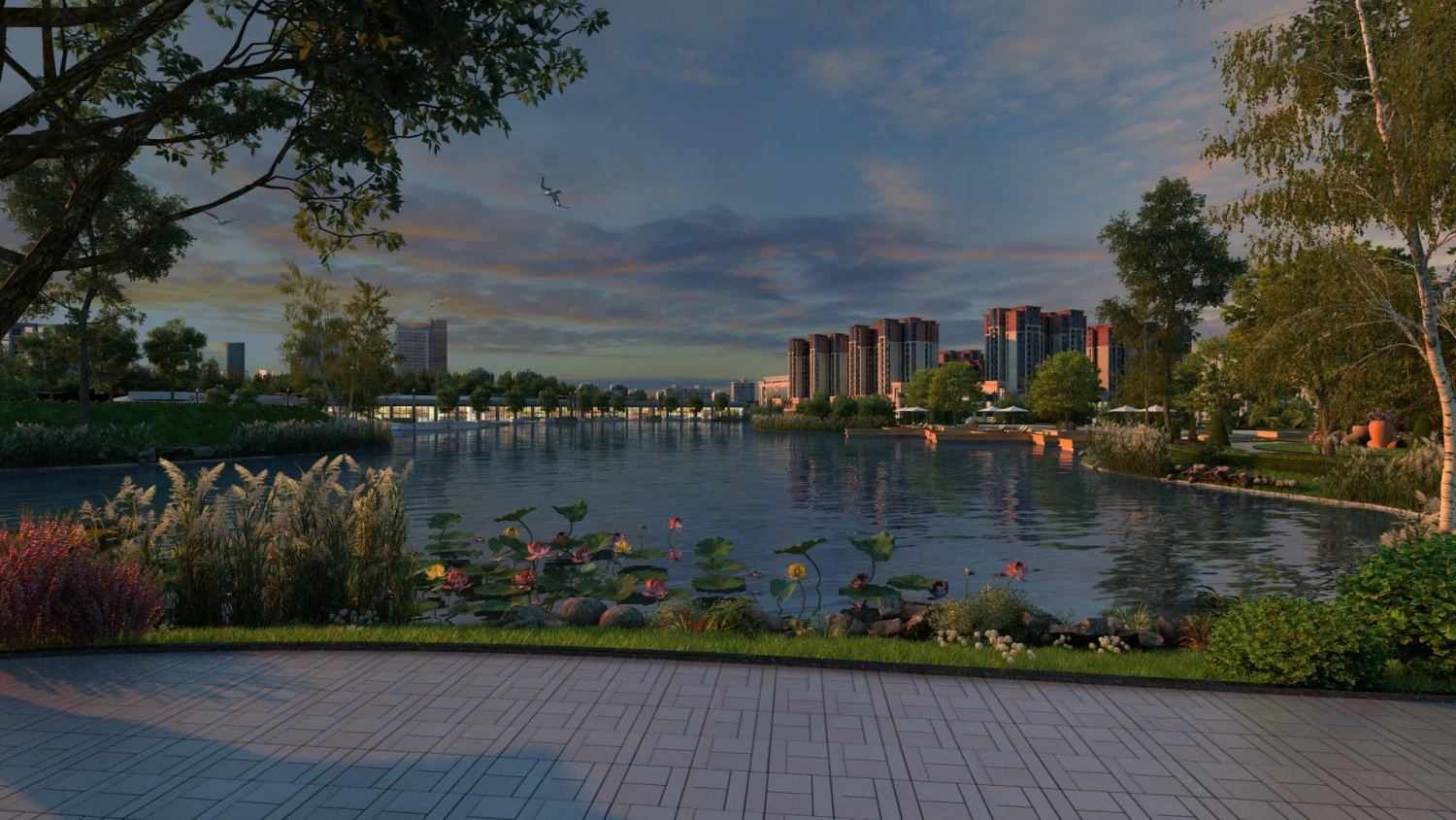 Park 3D Model .c4d .max .obj .3ds .fbx .stl .blend 