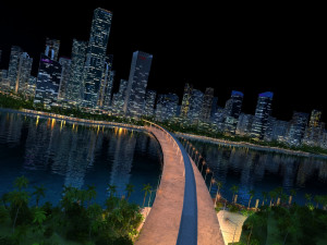 Green city 3D Model