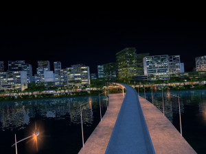 Green city 3Dモデル