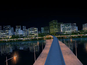Green city 3D Model