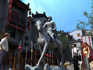Commercial street Modèle 3D