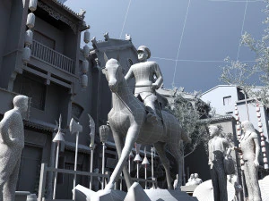 Commercial street 3D Model