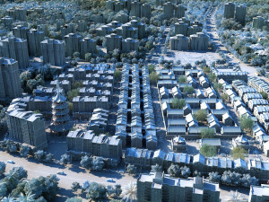 Commercial street 3D Modell