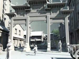Commercial street 3D Model
